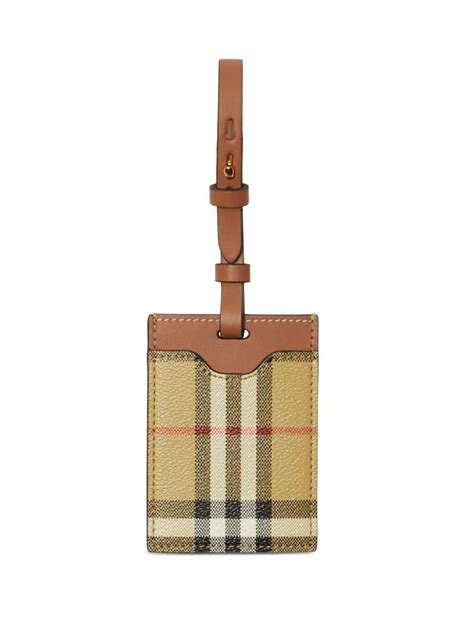 burberry luggage tag|Burberry pouch men's.